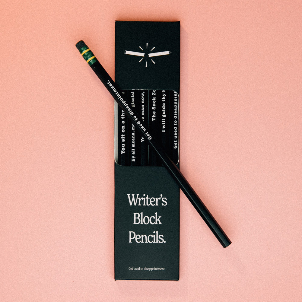 Writer's Block Pencils Plot Devices